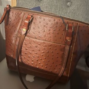 Ostrich Dooney shoulder bag